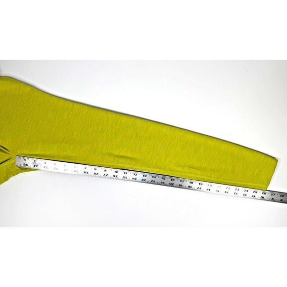 Outdoor Voices Leggings Womens Small Lime Green Heather High Rise Activewear - Picture 9 of 10